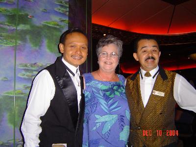 Head Waiter Marion and Melvin